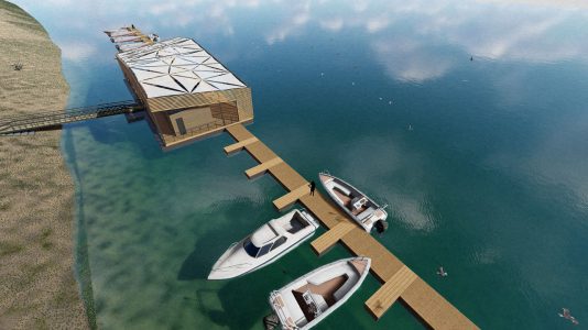 Szeged belvárosában kishajókikötőt építenek, 300 méteres horgászpályával